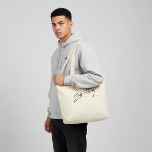 STUSSY 스투시 NEW WAVE DESIGNS 캔버스 토트 백 134225 NATURAL