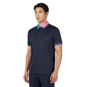 지포어 투톤 카라 테크 저지 슬림 핏 폴로 G4MS23K121 TWLT