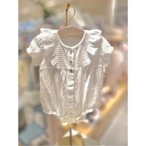 (밍크뮤10) 26봄 여름신상 HK(IV)뮤뮤에끌라반팔바디수트 (36370040250)