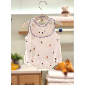 압소바 HK 베베 무소 바디슈트(턱받이)26년여름신상 (1A1310635)