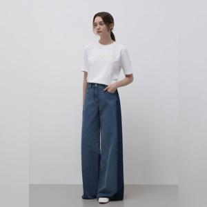 잇미샤 워싱 블록 와이드 데님 팬츠 ITQ3DPT710