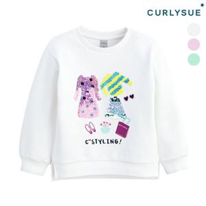 [컬리수] 양면스팽글 맨투맨 C211TSG04P