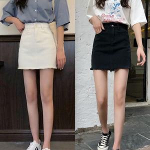 청치마 하이웨스트 A라인 데님 스커트 HH A50