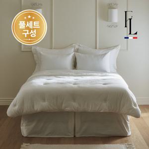 프렌치럭셔리 구름이불 침구세트 퀸 (이불+패드+베개커버2)