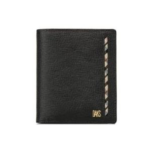 [닥스ACC][선물포장/쇼핑백동봉]다크브라운 골드 로고 중지갑 DBWA2F913W3