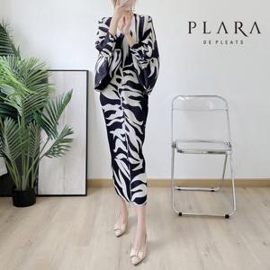 플라라 (77까지)리프배색플리츠원피스_PK2SOP033C