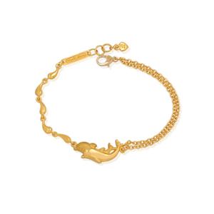 [골드모아] 여자 순금 팔찌 7.5g 24K [돌고래 물결라인]