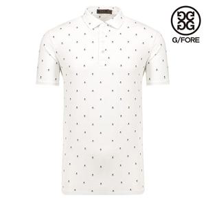 [지포어]남성 스컬 티 슬림핏 카라 티셔츠 / G4MF22K104_SNO