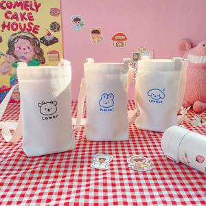 귀요미 텀블러가방 백 미니캔버스백 물병보관백