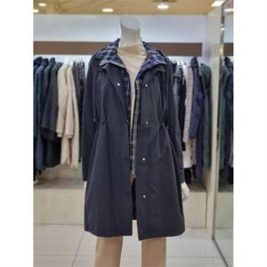 소고트리아나 세이브존07 여성 후드 체크코트 AH1YA01