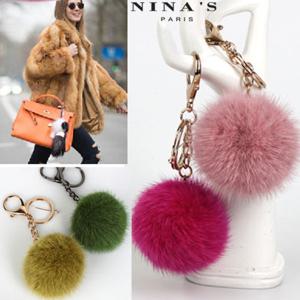 천연밍크볼 키링(N3F132)