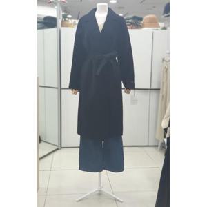 밀스튜디오 세이브존04 밀스튜디오 롱 울 혼방 기본 허리밸트 핸드메이드코트 LPBCOR104