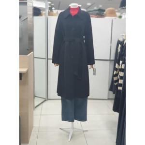 밀스튜디오 세이브존04 롱 울혼방 칼라넥 허리밸트 핸드메이드코트 LPBCOR105