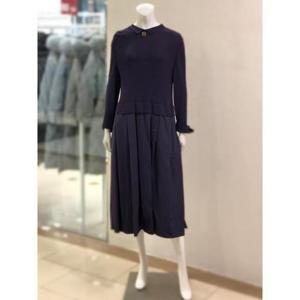 벨리시앙 세이브존01 니트 블록 플레어 원피스(2color) OP3101