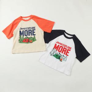 [지프키즈]캠핑 나염 나글란 반팔티  KO2TSU219