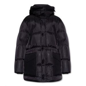 버버리 아플리케 로고 나일론 롱 패딩 블랙 남성 8043845 A1189