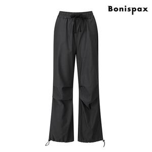 [보니스팍스(여성의류)]파라슈트 허리 밴딩 투웨이 롱 팬츠 (XO1TA017L0)