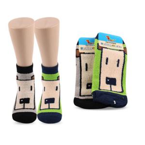 남자 강아지 캐릭터수면양말 5매