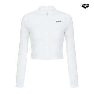 아레나여자성인이니셜 레저 크롭 집업 래쉬가드A4BL1PQ03WHT