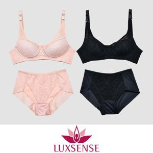 (럭센스)로맨틱한 물결 몰드 B컵 브라팬티 세트