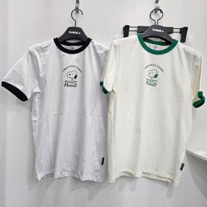 [클라이드앤]스누피 후드 반팔티 FOB TS777FA