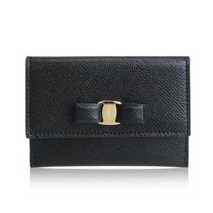 [페라가모] 바라 리본 카드 지갑 / 22 D155 0683522