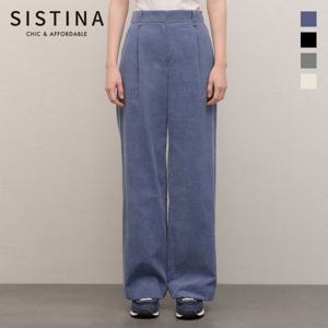 [SISTINA]코듀로이 원턱 와이드 팬츠_AWWSLO41880