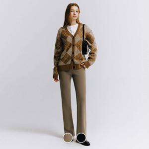 [지오다노/본사] 414926 여 기모 부츠컷 풀밴딩 팬츠