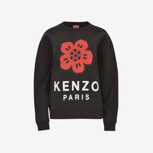 겐조 보크 플라워 프린팅 맨투맨 블랙 여성 FE6 2SW160 4MT 99J