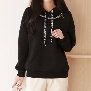 [올리비에스클로젯]트윙클 자수 후드 티셔츠_O2111TS906D