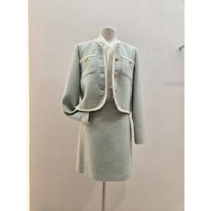 숲  (SB3TJM1) 금장버튼 부클 트위드 자켓