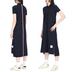 [톰브라운] 센터백 스트라이프 FJD034A 00050 415 여성 폴로 원피스