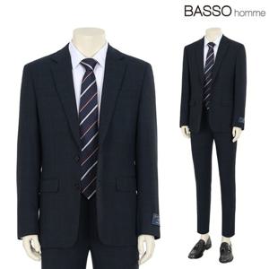 바쏘옴므 울 블렌디드 슬림핏 믹스 컬러 정장 세트(WSX1JT17AWSX1PT17A)