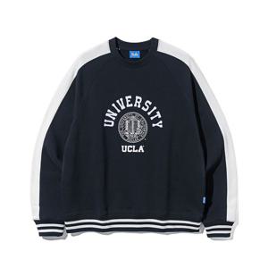 [유씨엘에이]UCLA 스포티 배색 오버핏 맨트맨 ( UA9LT80 )