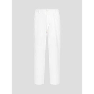 [로가디스] 간절기 면 릴렉스드핏 팬츠 - 화이트 (RY5121C021)