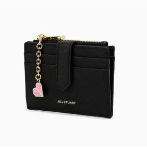 [질스튜어트ACC] JAWA5E411 [LILY]블랙 소가죽 카드지갑