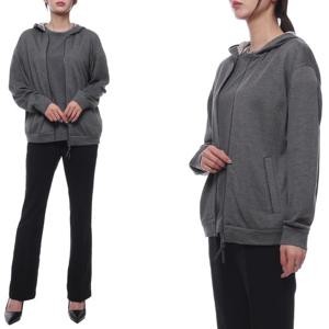 [브루넬로쿠치넬리] 24FW 여성 모닐리 포인트 후드집업 (MD828SB806 C572 24F)