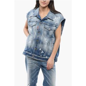 디스퀘어드2 데님 자켓 S75FB0158 S30789 470 Light blue