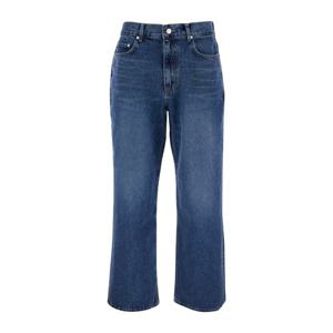 던스트 블루 파이브 포켓 데님 루즈 핏 진 UDPA5A301B2 BLUE