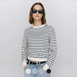 [지오다노/본사] 355512 여 14gg 라운드넥 민자 니트 스웨터