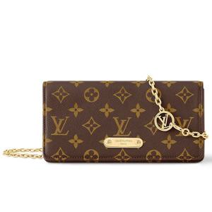 루이비통 월릿 온 체인 릴리 모노그램 M82509