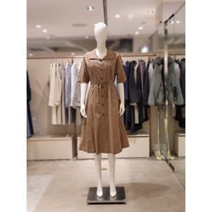 더레노마 핀 스트라이프 투포켓 원피스 (CF21OP030)