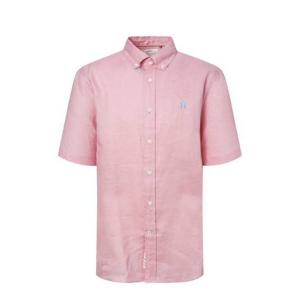 [헤지스남성] 핑크 린넨 반팔 셔츠(HZSH5B501P1)