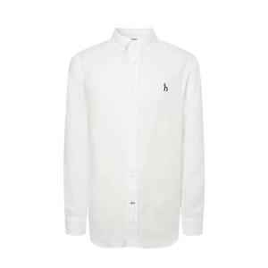 [헤지스남성] 화이트 린넨 셔츠(HZSH5B301WT)