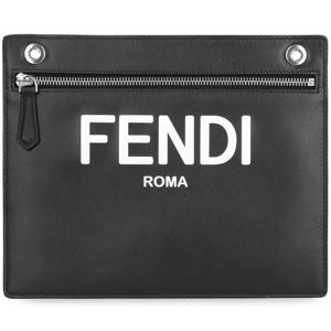 25SS 자카드 로고 포켓 클러치백 7AR985 AHUF F1GMN