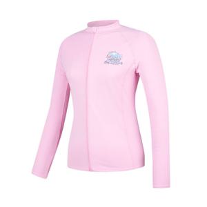 [레노마수영복]여성 인조이 집업 래쉬가드 핑크 RN-CS2F551-PK