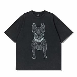 [라이프워크] 공용) 워싱 빅라독 반팔 티셔츠_LW255TS991