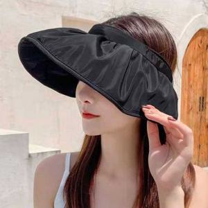 햇빛차단 헤어밴드 여성 와이드 썬캡 나들이 산책