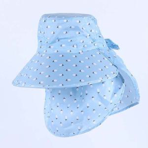 원예 과수원 농부 작업용 자외선 차단 그늘막 모자