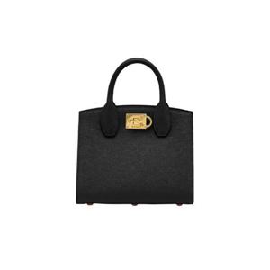 페라가모 스몰 스튜디오 박스백 블랙 봉봉 211424-750036